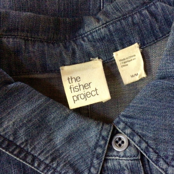 Fisher project denim shirt, Medium - Picture 3 of 6